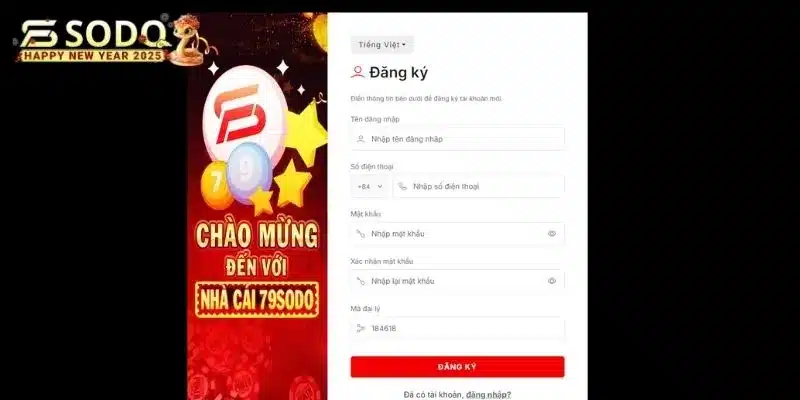 Đăng ký tài khoản và đăng nhập an toàn vào hệ thống