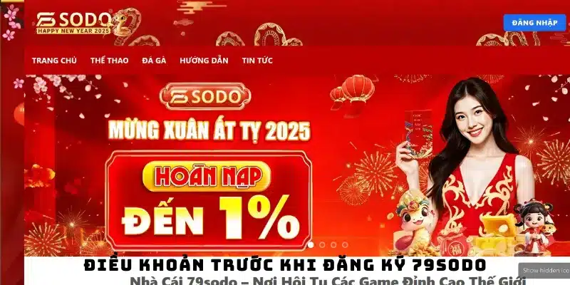Điều khoản cần tuân thủ trước khi tiến hành đăng ký 79sodo