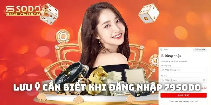 Top 5 lưu ý cho quý hội viên khi đăng nhập 79sodo
